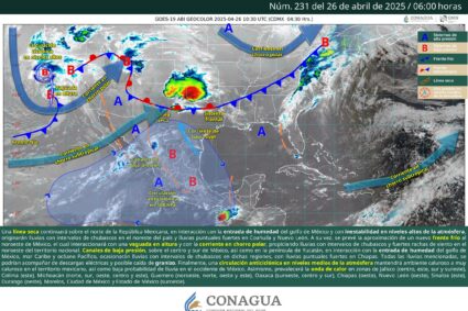 Lluvias en norte y sur; posibles tolvaneras en Aguascalientes