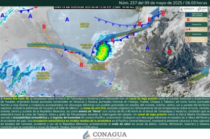 Lluvias torrenciales en gran parte de México